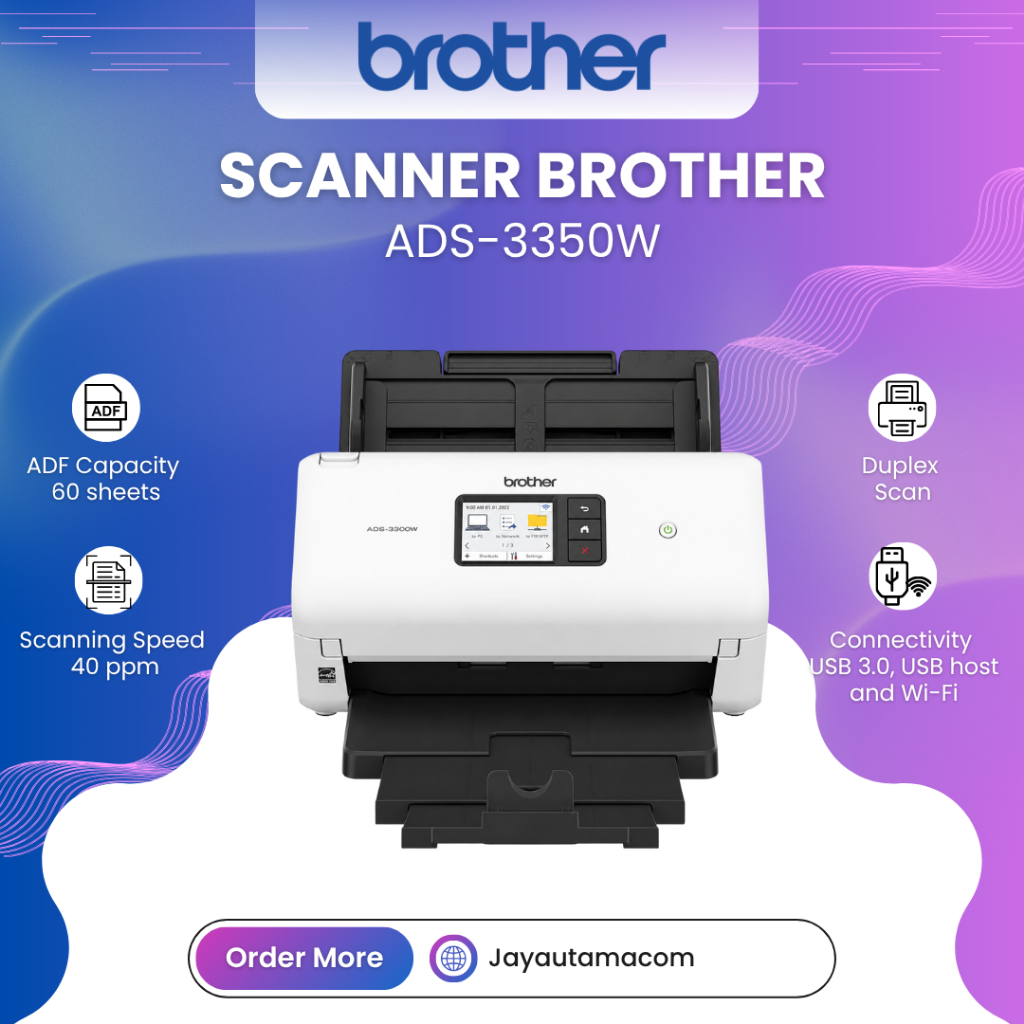 BROTHER Scanner ADS-3350W ADF