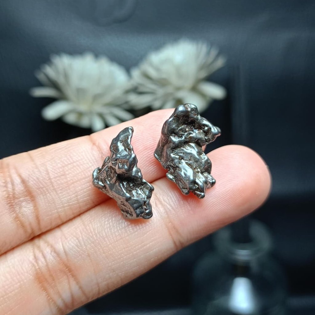 Batu Meteorite Campo Del Cielo Paket (9) Asli Meteorite