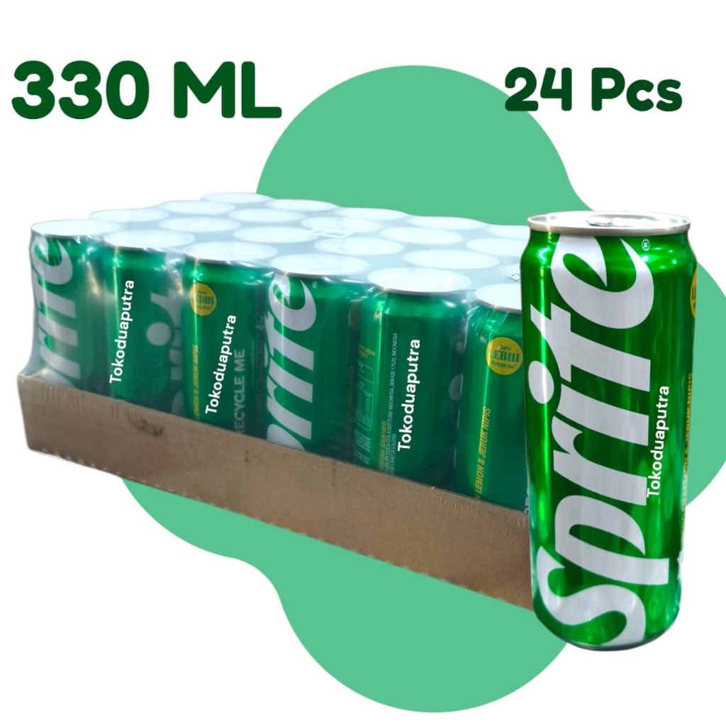 Sprite Kaleng 330 ml X 24 pcs / Sprite Original Kaleng 330 ml