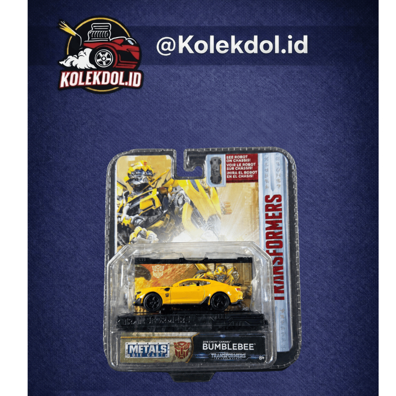 Jada Metals Diecast Transformers Chevy Camaro Bumblebee