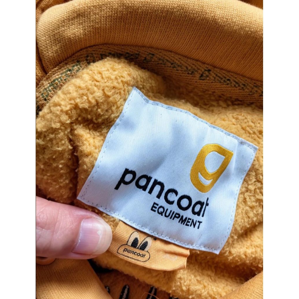 Second PANCOAT MONKEY HOODIE XS YELLOW Kuning Mustard Bordir