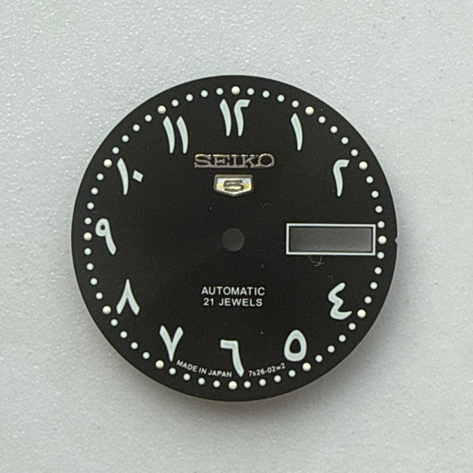 Seiko Mod Arabic Black Dial NH36/7s26