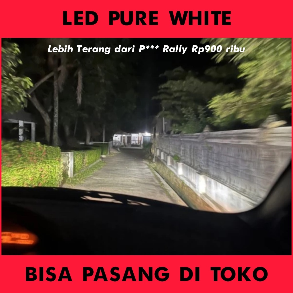 LED Headlamp Nissan Elgrand Juke HB3 (Head Lamp Lampu Utama Mobil Putih 1 Warna)