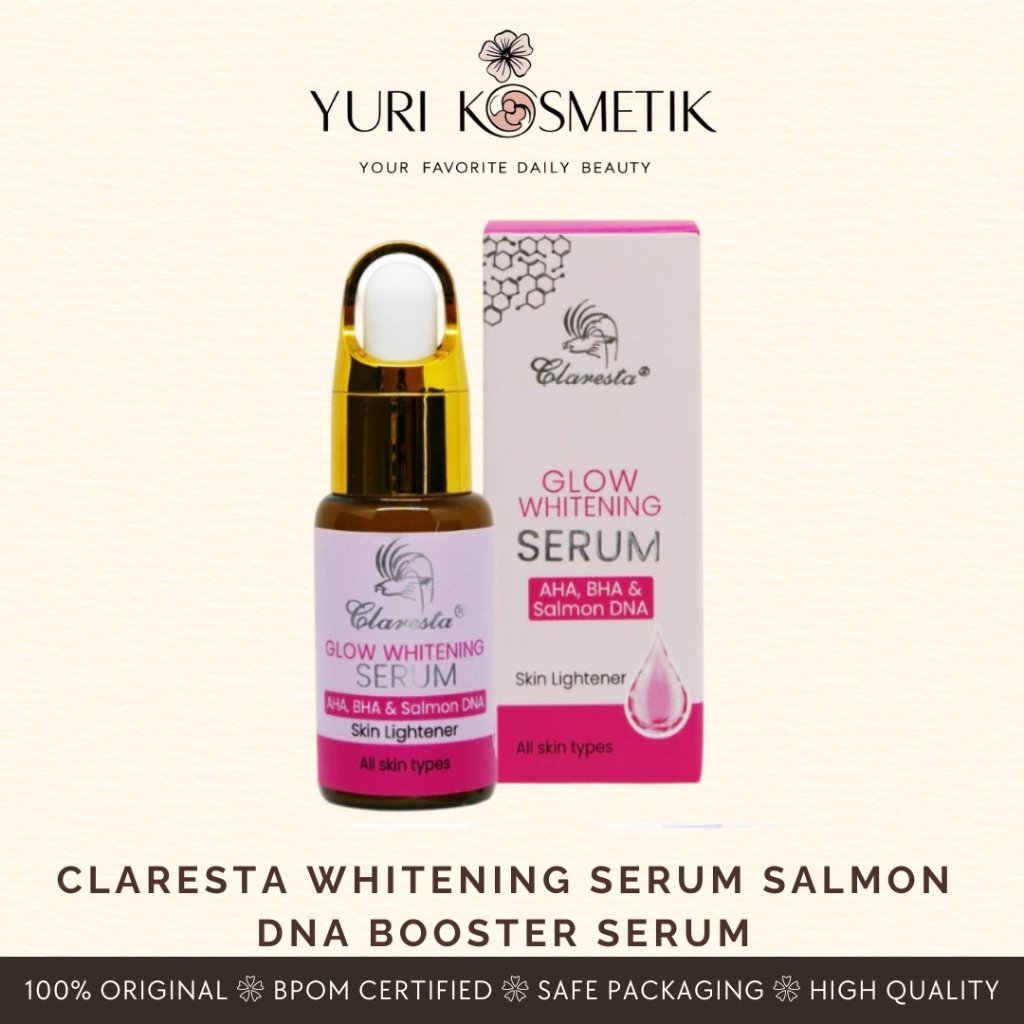 Claresta Whitening Serum Salmon Dna Booster Serum Yuri Kosmetik