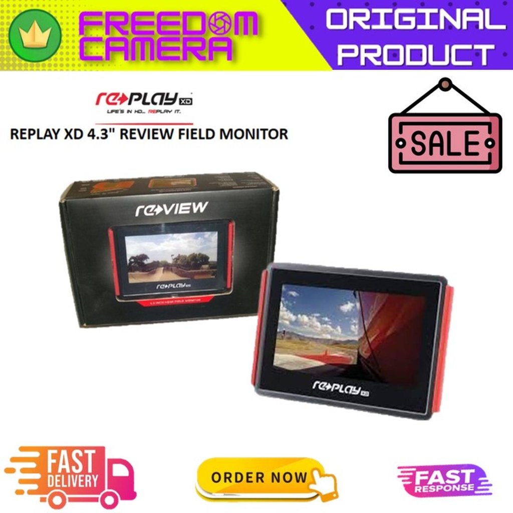 Replay XD 4.3 Inch Review Field Monitor LCD Monitor Kamera Action Camera