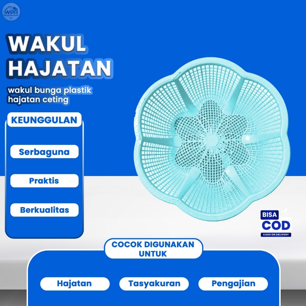 1 pcs wakul plastik bunga hajatan ceting marang besek tasyakuran murah wakul mawar sp