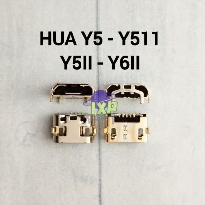 Isi 3 Pcs Konektor Cas Saja Huawei Y5 Y511 Y5II Connector Charger Port Usb Ces
