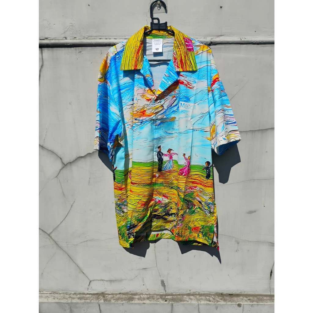 mocca shirt be my bee multicolor || kemeja band mocca