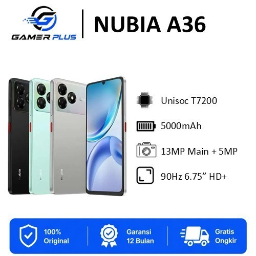 ZTE Nubia A36 Ram 4/64GB - Garansi Resmi indonesia