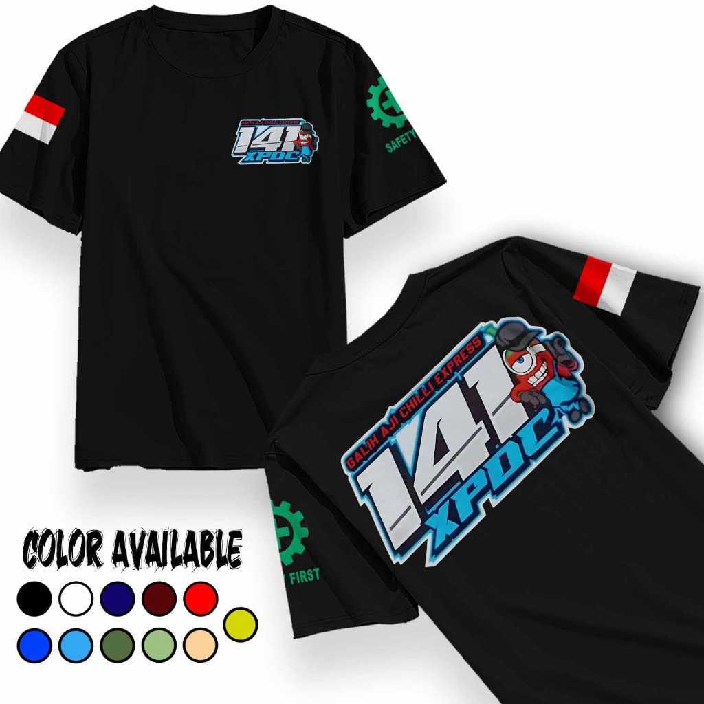 Kaos 141 XPDC Tshirt Driver Truck Kata kata Cotton Combed 30s DTF Dewasa Pria Wanita BAJU TSHIRT DIS