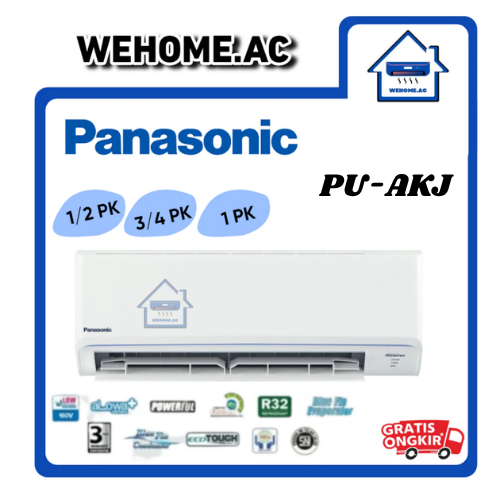AC Panasonic Standar Inverter Si biru PU-AKJ 1/2 - 1 PK AC Inverter Panasonic PU Series Inverter Si 