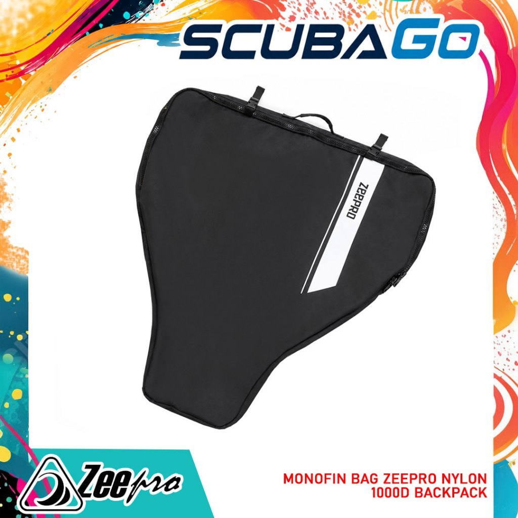 Monofin Bag Zeepro Nylon 1000D Backpack Tas Fins Mono Fin B-Fins Kaki Katak Kompetisi Competition Fr