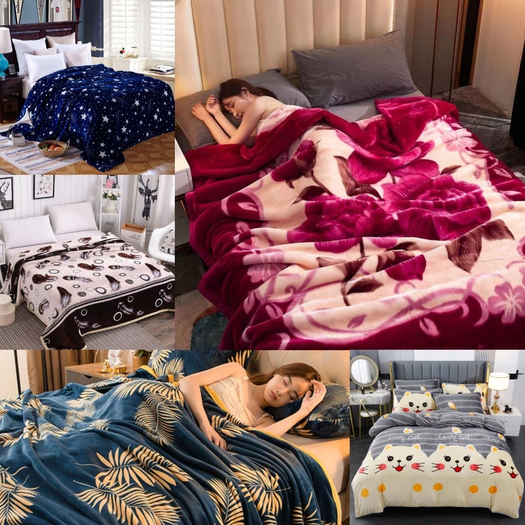 Selimut Bulu Halus Jumbo 200x230 Motif Dewasa Aesthetic Terlaris Termurah Berkualitas