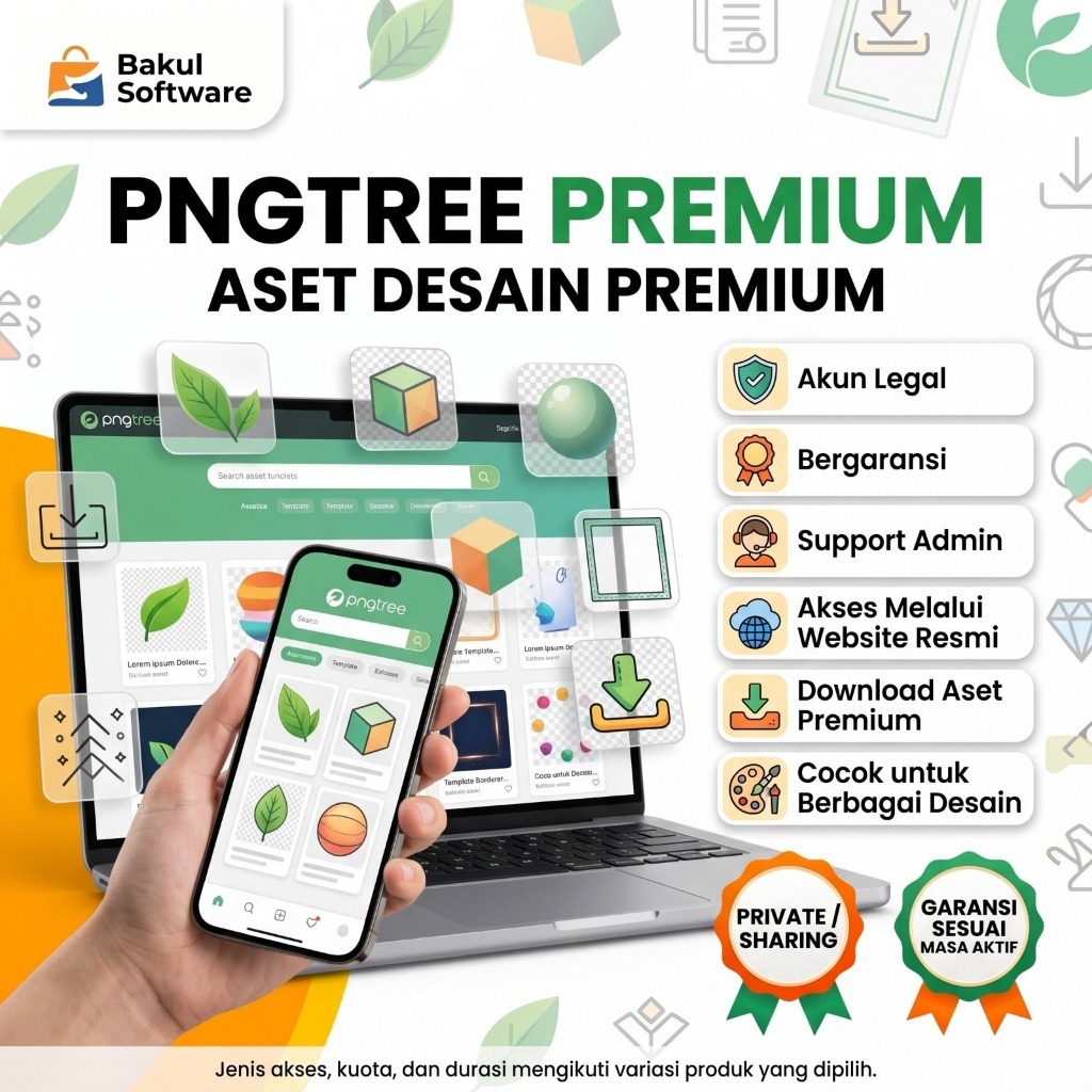 Layanan dan Langganan PNGTREE PREMIUM FULL GARANSI NO CHOKIES/ NO VPN/ NO DIGITAL PANEL