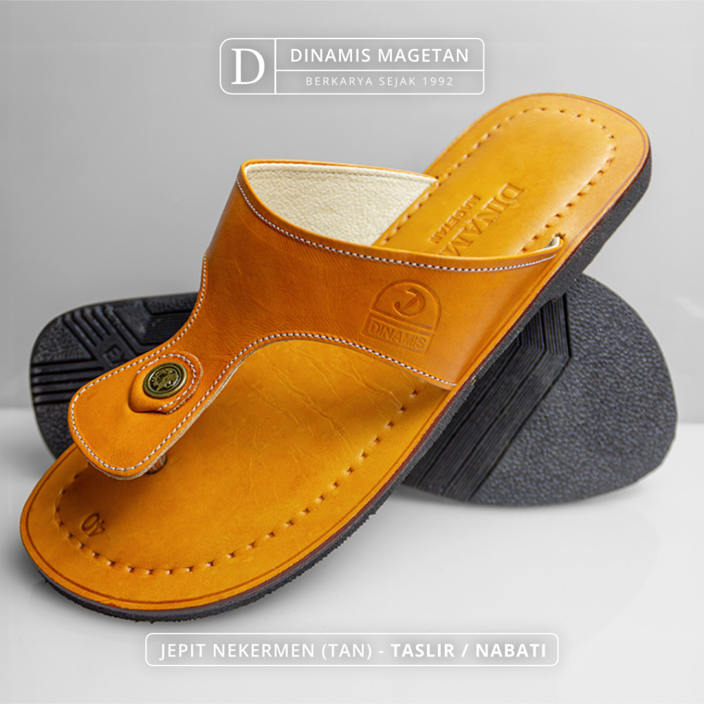 Sandal Kulit Pria Jepit Nekermen