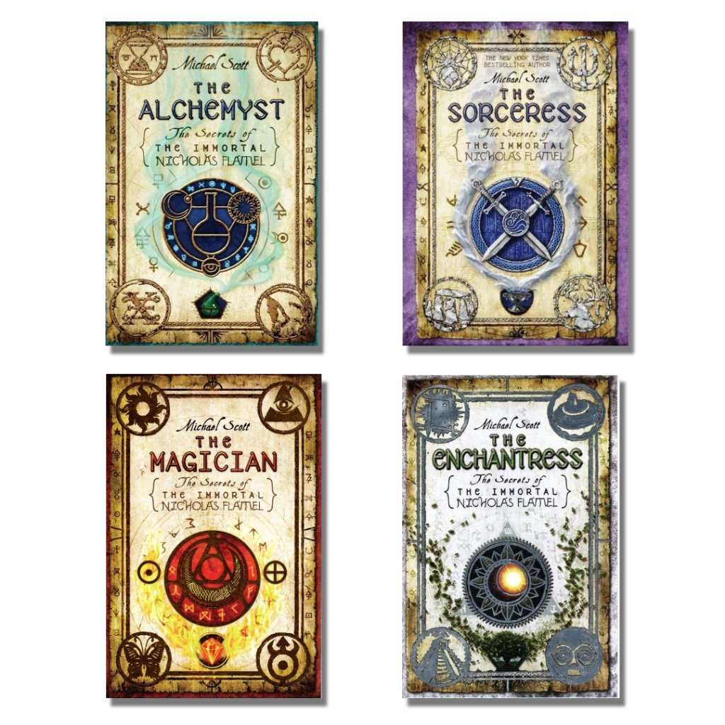 Buku The Secrets Of The Immortal Nicholas Flamel THE ALCHEMYST THE SORCERESS THE MAGICIAN THE ENCHAN