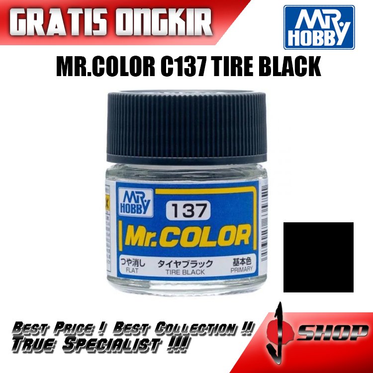 MR HOBBY COLOR C 137 / C137 TIRE BLACK