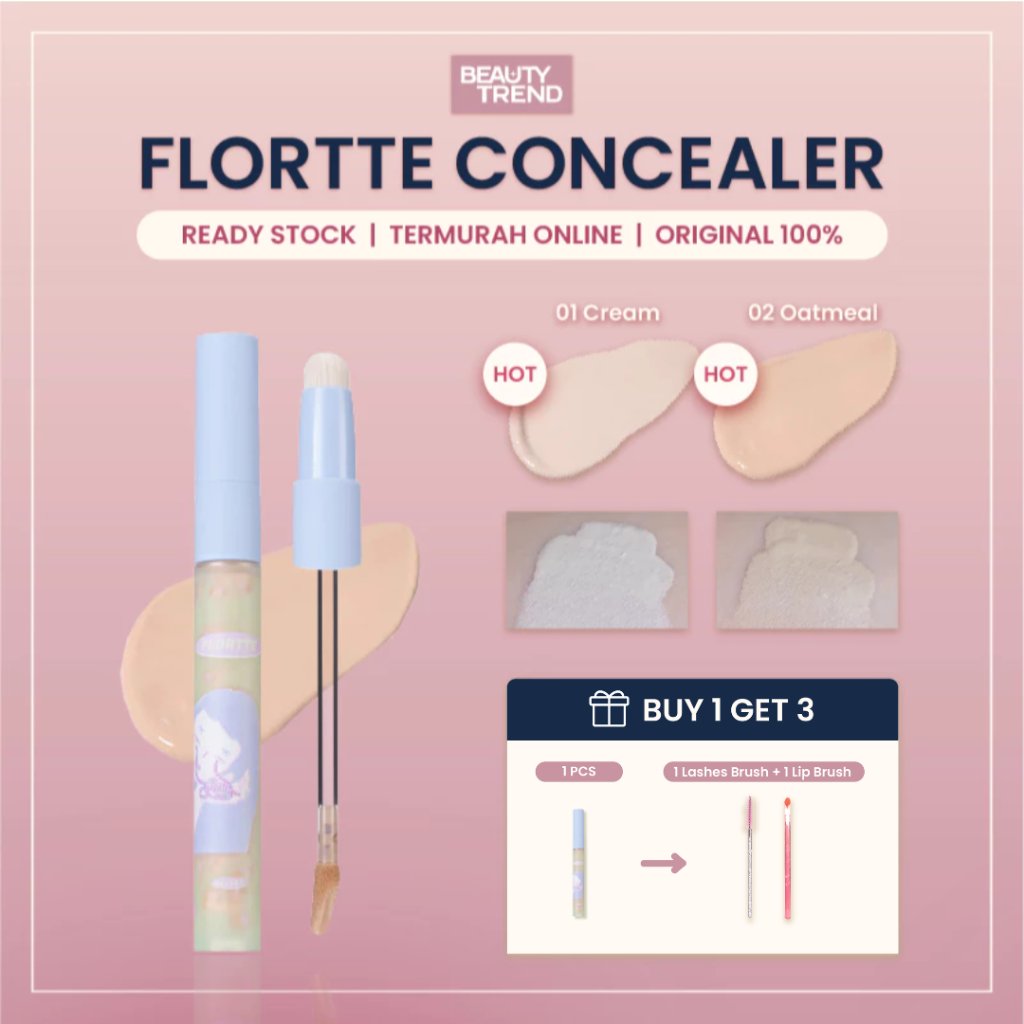[READY ORI] Flortte Concealer Wackky Concealer Corrector Liquid Concealer High Coverage