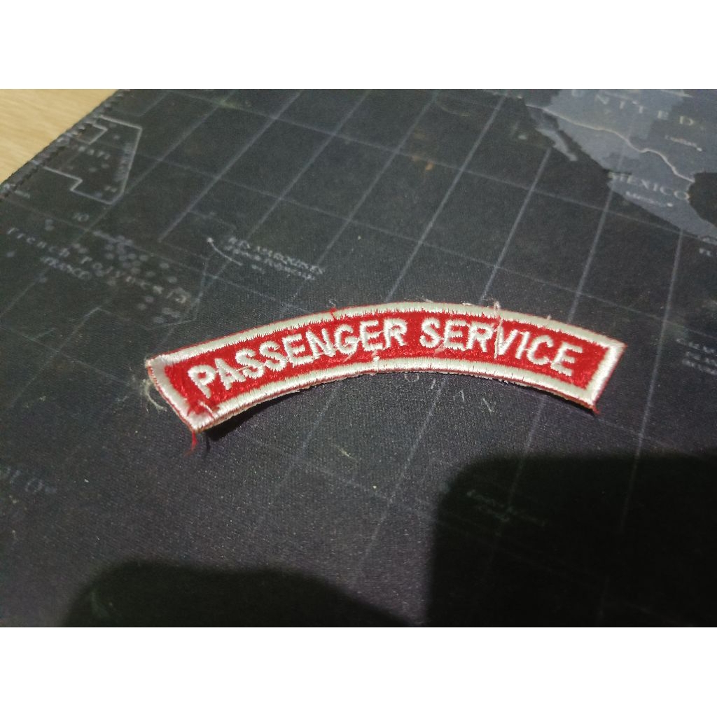 BADGE BORDIR BET LOGO PASSENGER SERVICE KAI