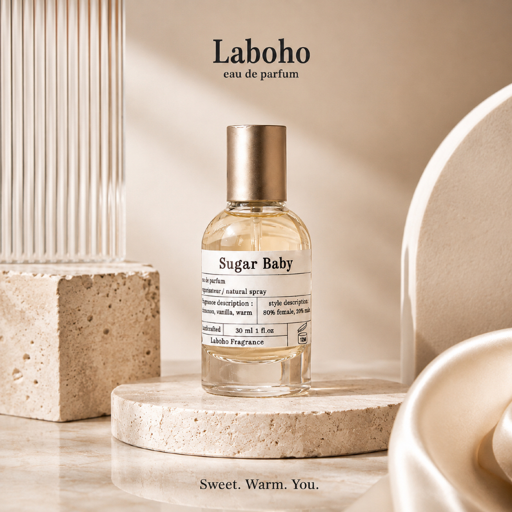 Laboho Fragrance - Sugar Baby Eau de Parfum Unisex Aroma Manis Vanilla Caramel Tahan Lama 30ml