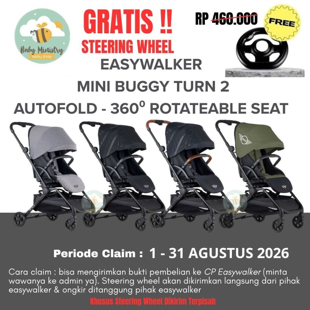 EASYWALKER MINI BUGGY TURN 2 READY STOCK   / EASY WALKER MINI BUGGY TURN EASYWALKER MINI  / BUGGY / 