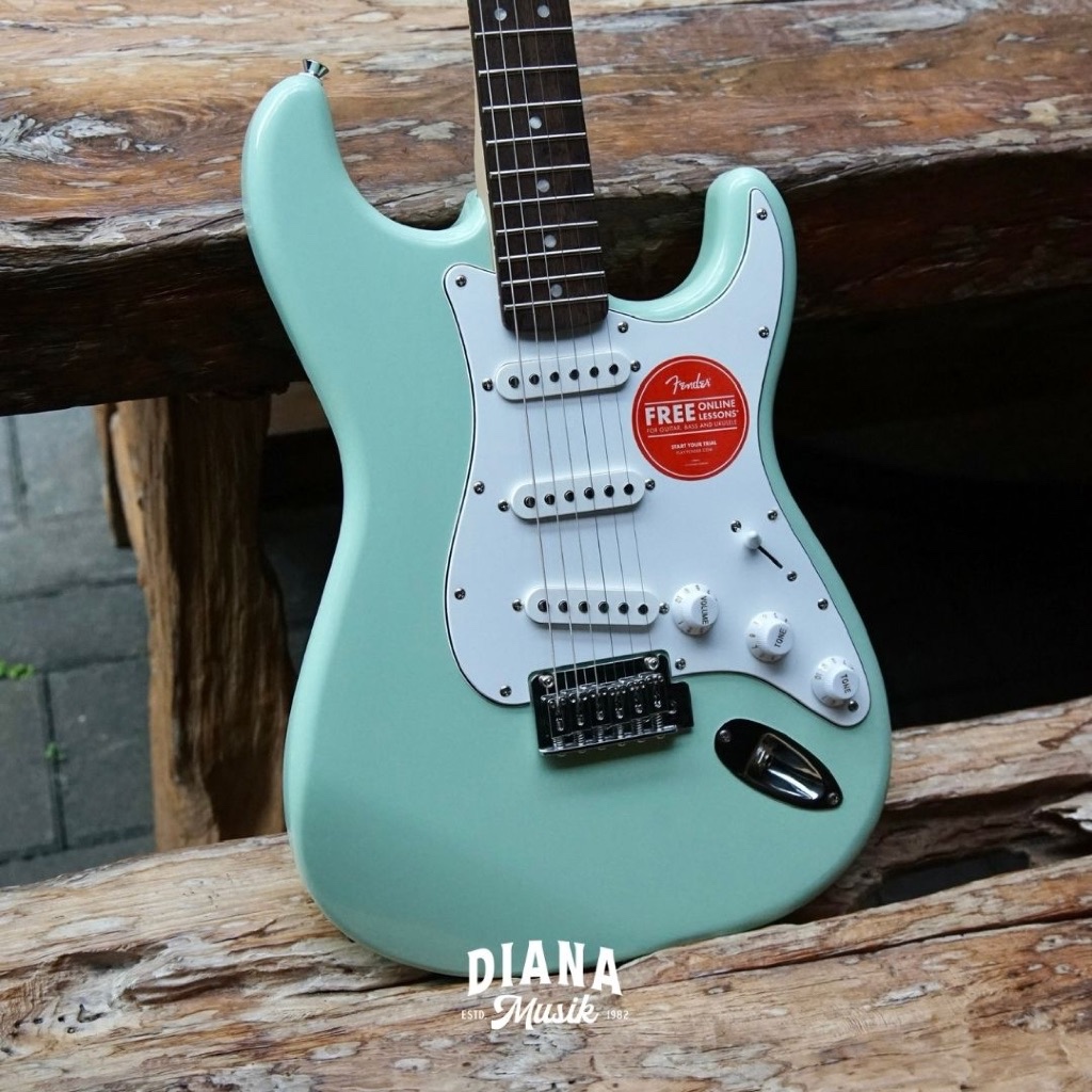 Squier Affinity Stratocaster LFB Surf Green