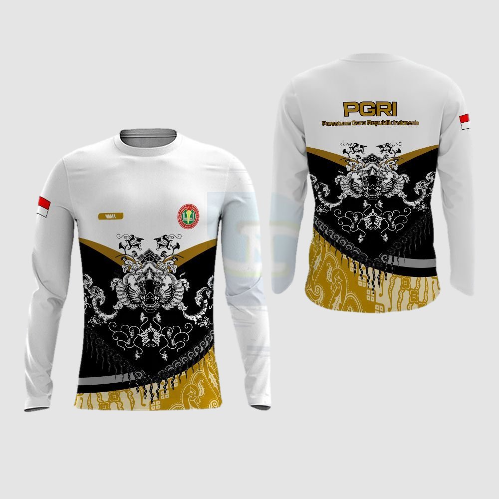 Kaos PGRI Pria Terbaru | Baju Seragam Guru PGRI | Kaos Organisasi PGRI Pria