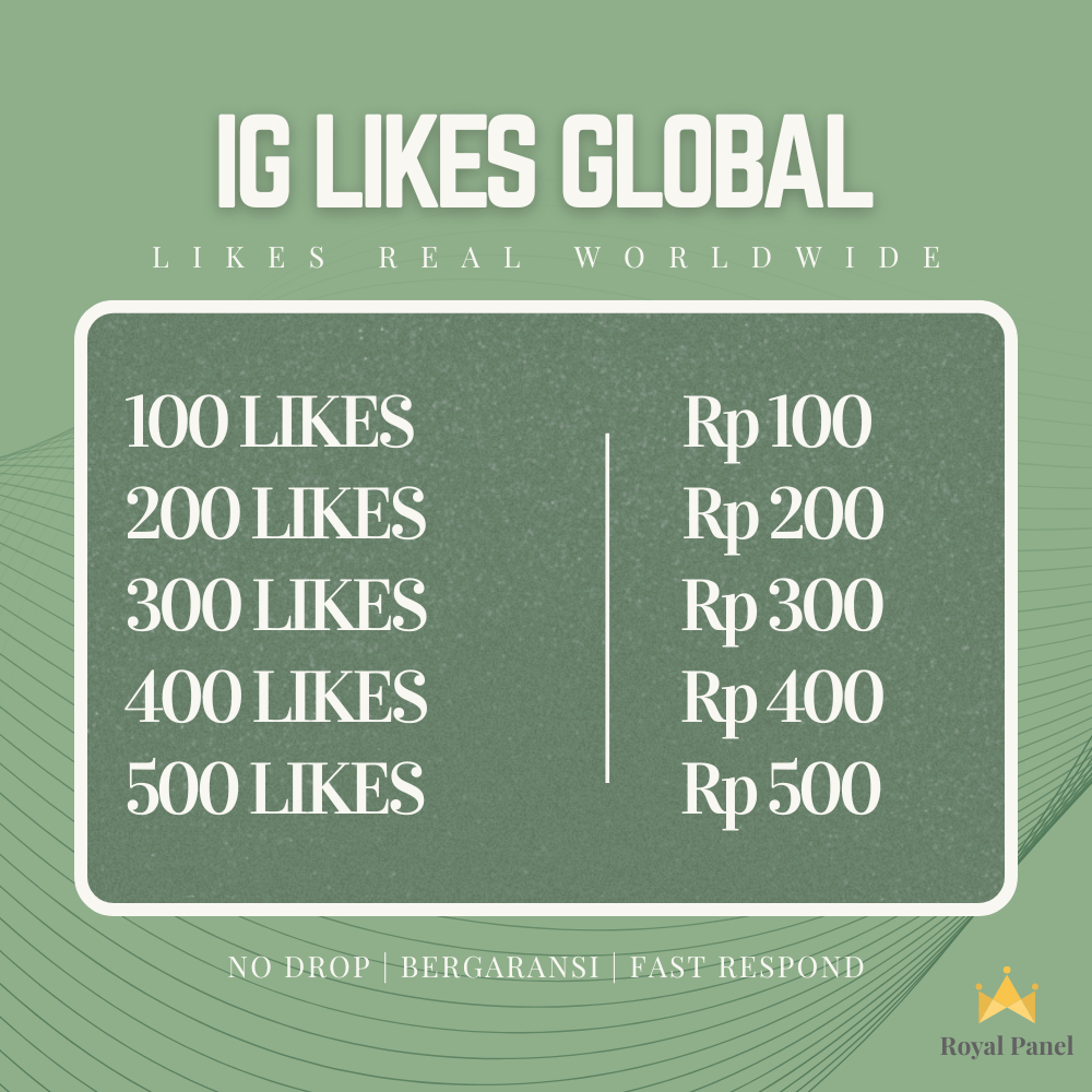 Like IG Likes Instagram Global Permanent Real Aktif - HIGH QUALITY