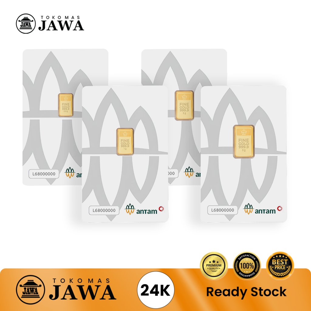 LM Presss Antam 0.5-3gr Kadar 24 Karat Toko Mas Jawa