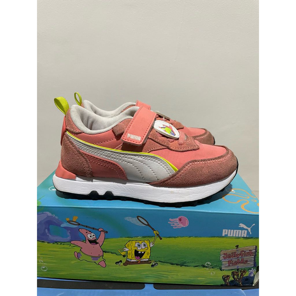 PUMA Kids Shoes SpongeBob Patrick Edition Ukuran 29 Bulky Beludru