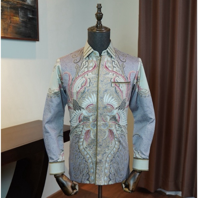 Pradipta - RENDY BATIK | Kemeja Batik Pria Katun India Lengan Panjang Exclusive Elegan Formal