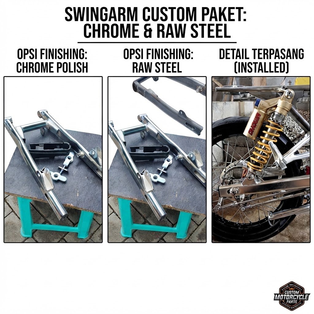 swing arm cb model k2r new besi /swing arm cb dan gl100 model k2r besi/