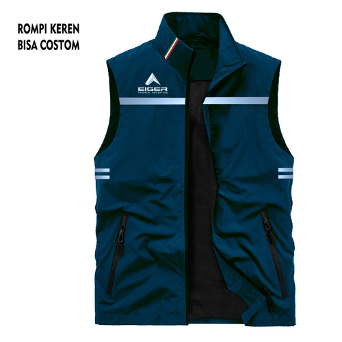 Rompi Eiger Rompi Parasut Logo Eiger | Rompi Motoran | Rompi Touring Hiking | Rompi Puffer Eiger