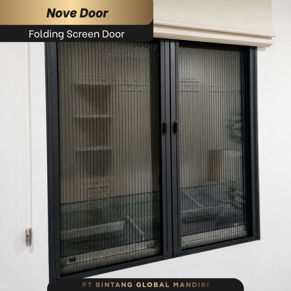 IPB - Folding Screen Door - Jendela / Pintu LIpat Mesh Door Anti Serangga