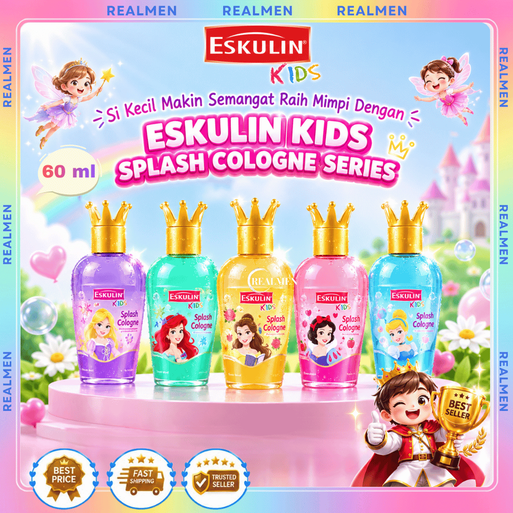 Eskulin Kids Spray Cologne Princess 60ml | Eskulin Kids Princess Splash Cologne 60ml