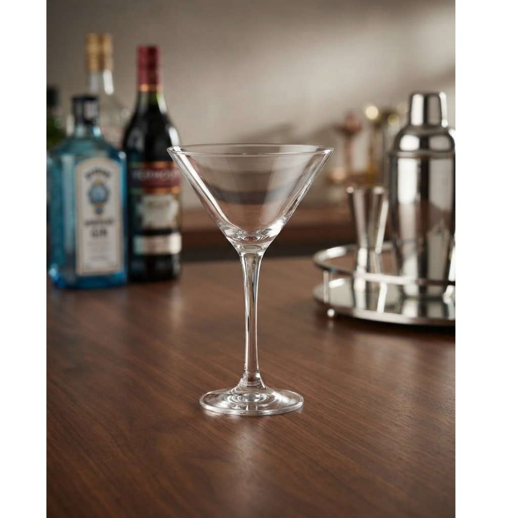 Nadir Martini Glass 250ml l Gelas Martini Kaca