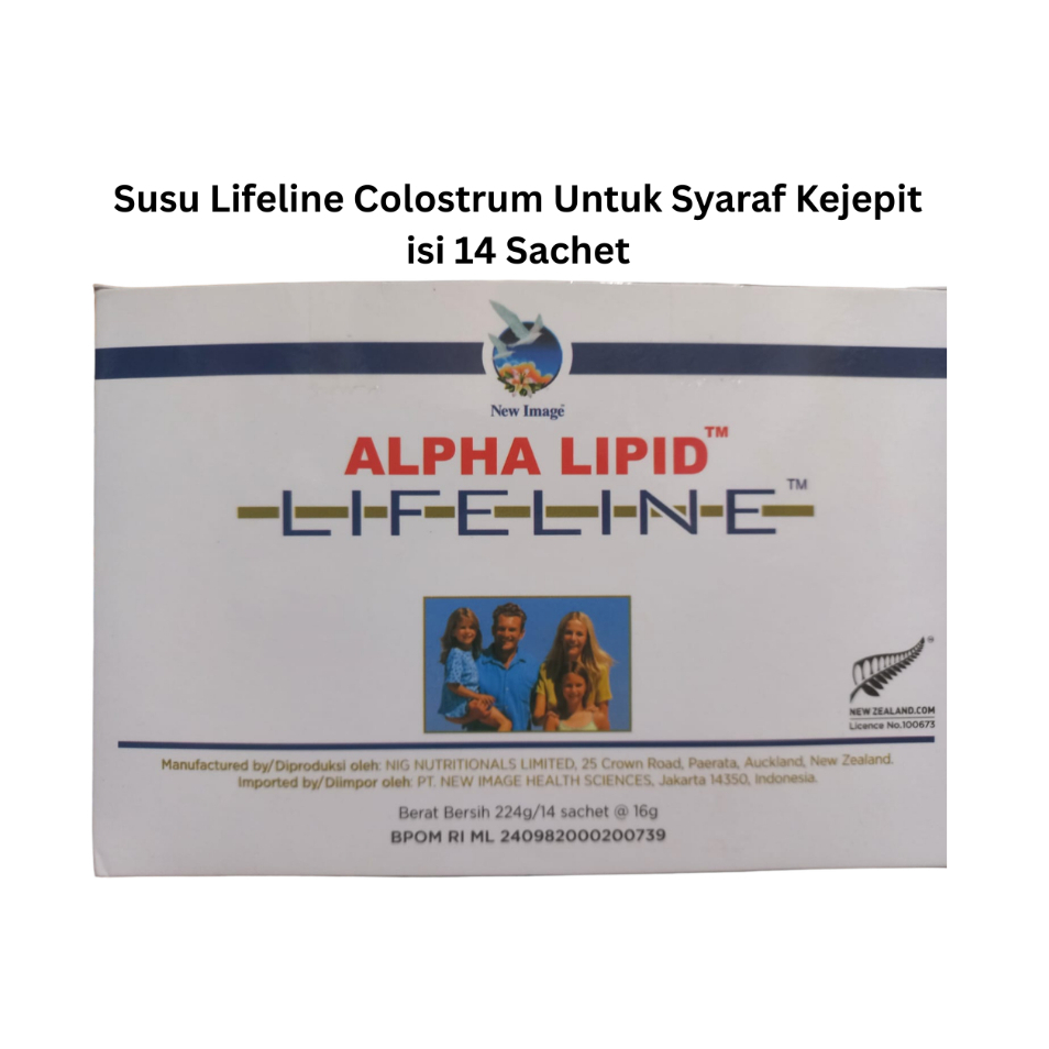 Susu Lifeline Colostrum Untuk Syaraf Kejepit isi 14 Sachet