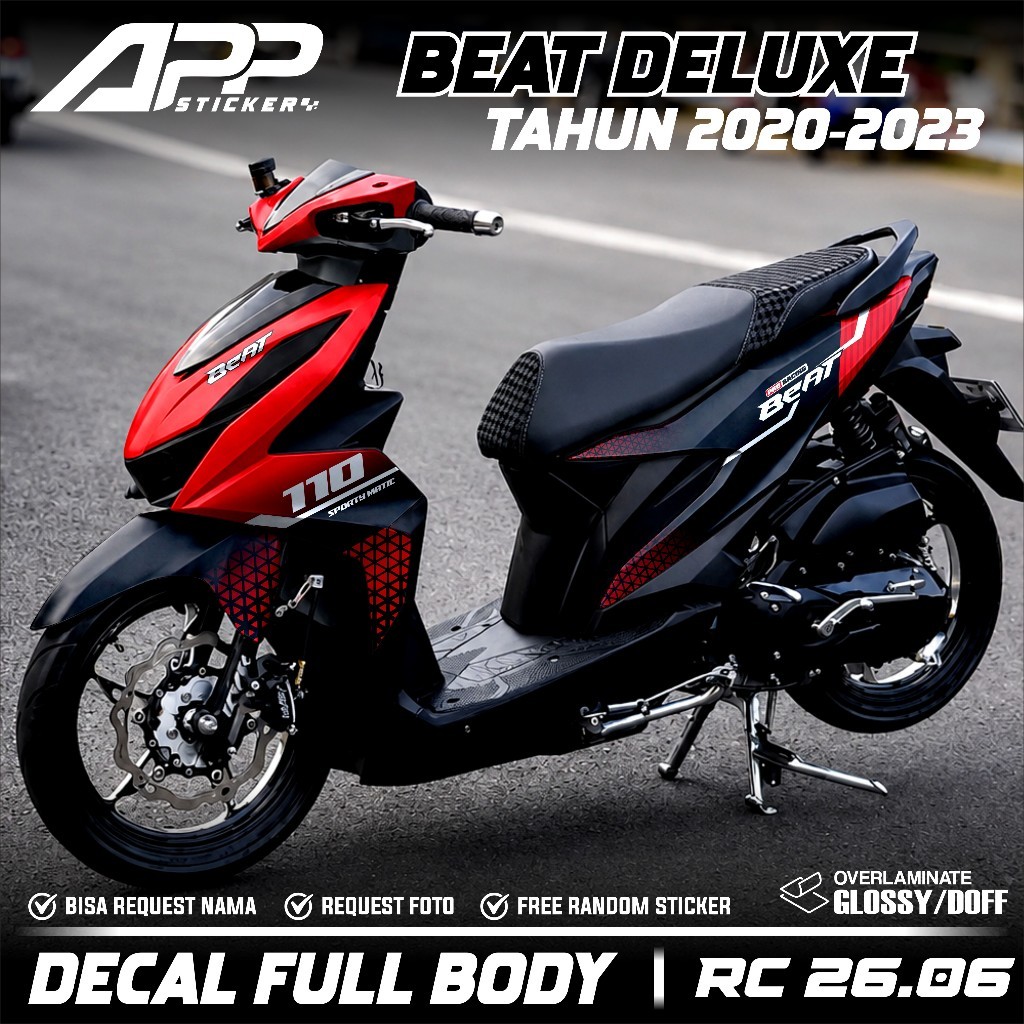 Terbaru COD Decal Sticker Full Body Beat Deluxe Beat Street Tahun 2020 2021 2022 2023 Sticker Beat D