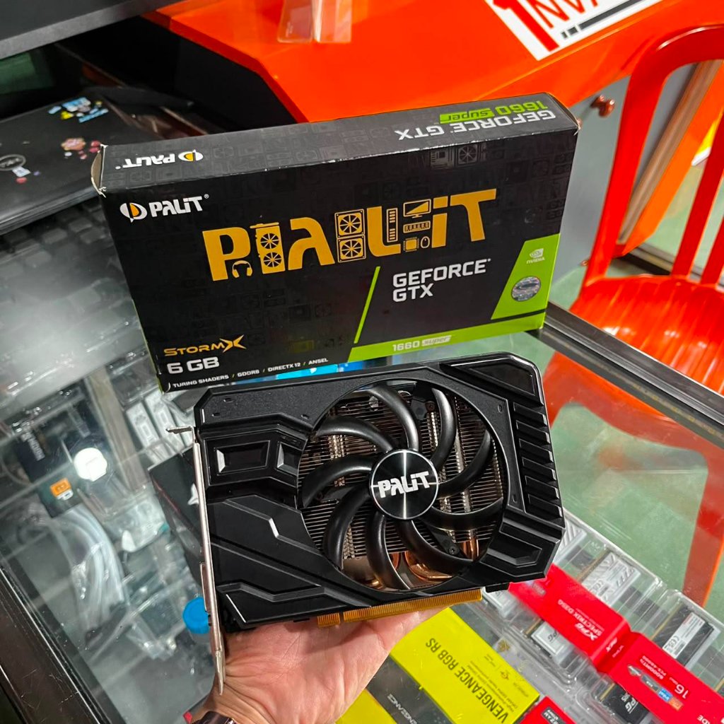 VGA PALIT GTX 1660 SUPER STROMX 6G 6GB DDR6 192BIT