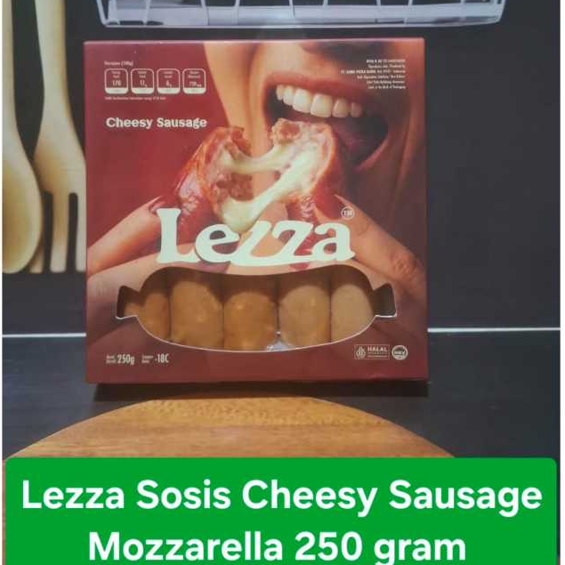 Lezza Sosis Cheesy Sausage Mozzarella 250 gram Halal