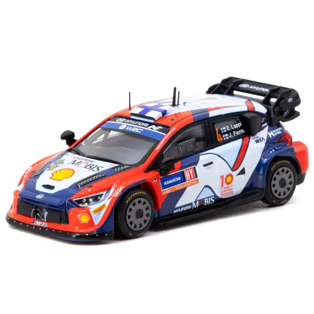 TARMAC WORKS 1/64 HYUNDAI I20 N RALLY1 HYBRID - RALLY SWEDEN 2024 WINNER