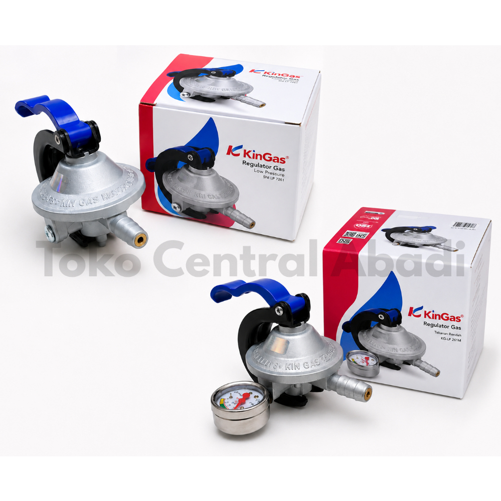 Regulator KinGas / Regulator Gas / Kepala Gas / Regulator Gas Anti Bocor