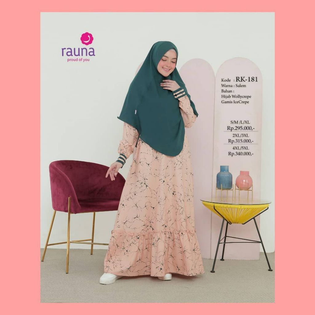 RAUNA KATUN - GAMIS DAN JILBAB - RK 181