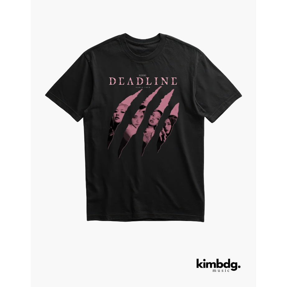 KAOS BLACKPINK DEADLINE WORLD TOUR - PREMIUM COTTON T-SHIRT