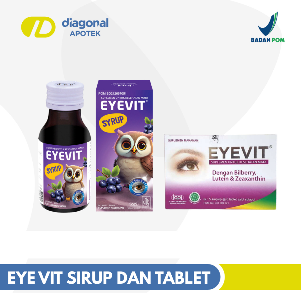 Eyevit Tablet Vitamin Mata Dewasa Bilberry Lutein