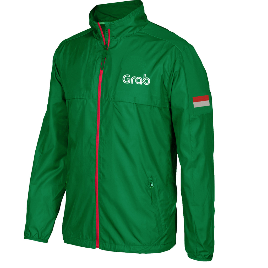 .Terbaru.. jsket grab terbaru model windbreaker / jaket ojol / jaket pria indriver cod
