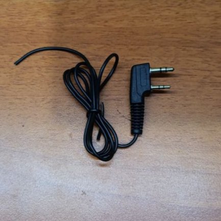 JACK 3.5MM DAN 2.5MM ISI KABEL UNTUK HEADSET EARSET EXTRAMIC soket earset PTT untuk HT CHINA TIPE K 
