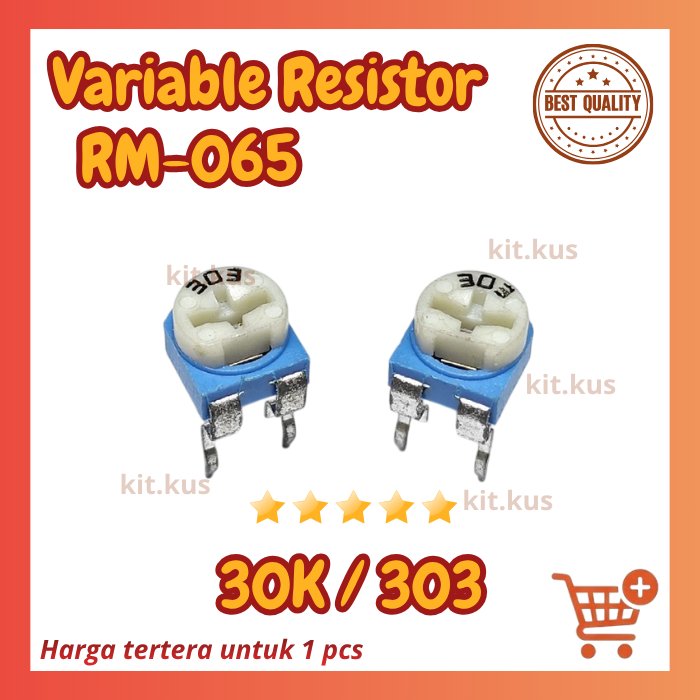 30K Ohm Trimpot Variable Resistor 303  RM065 30K 30k Ohm