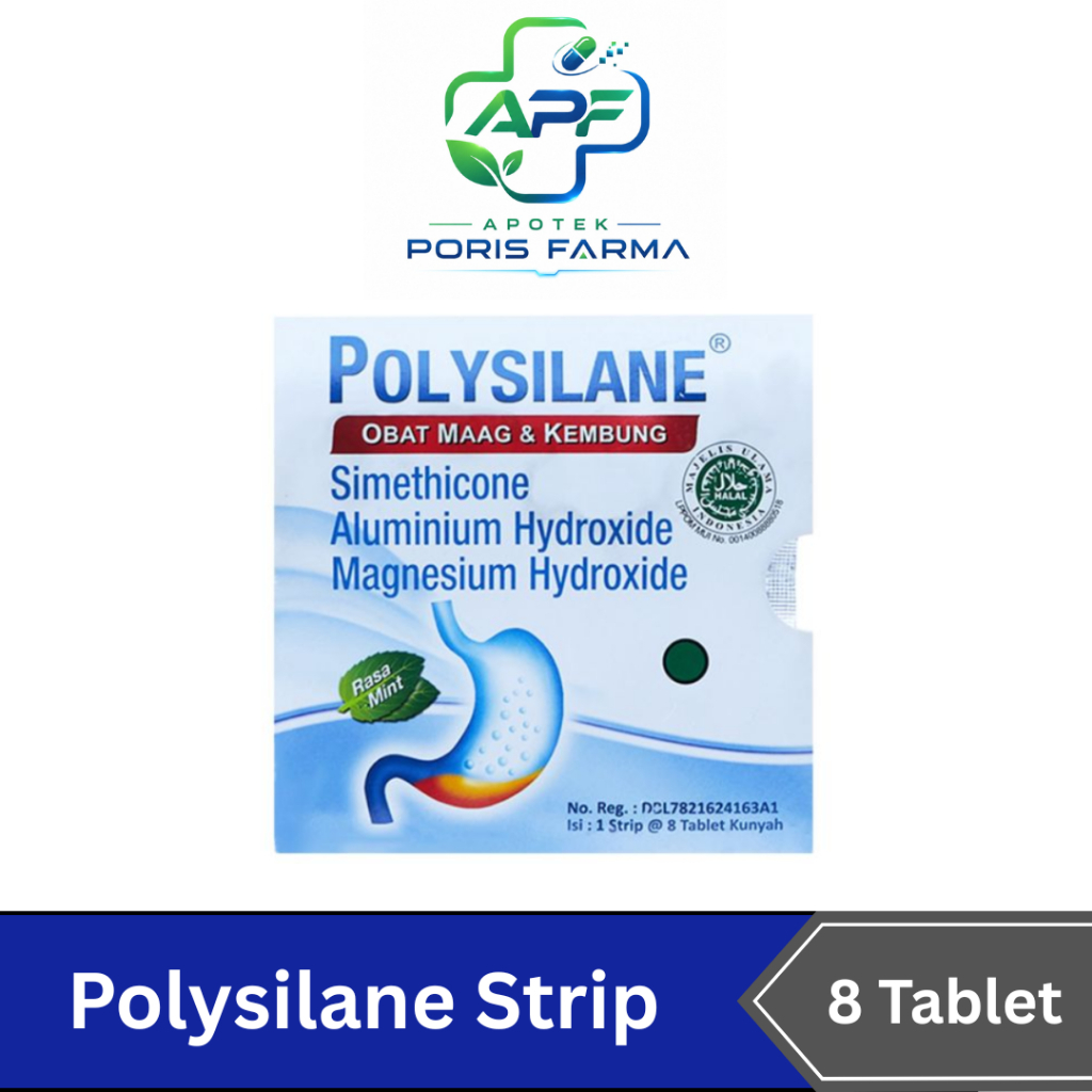 Polysilane Tablet - obat maag