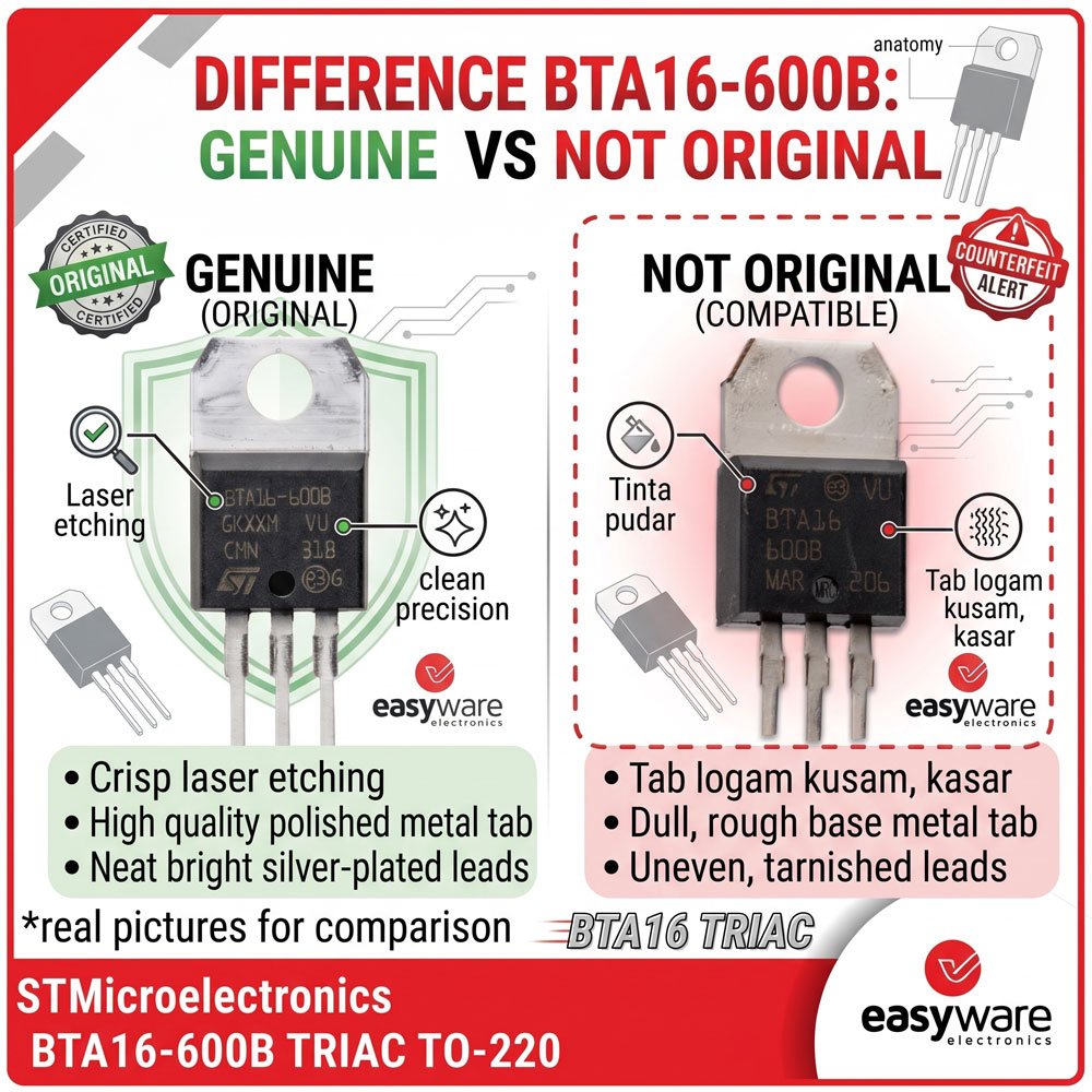 TRIAC BTA16-600B BTA16-600 ST